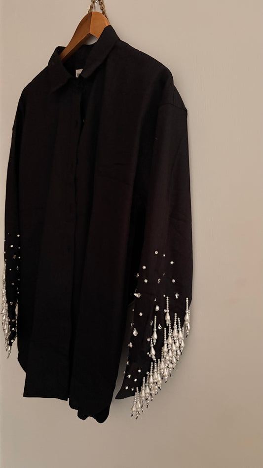 Wild Pearl cuffs Shirt