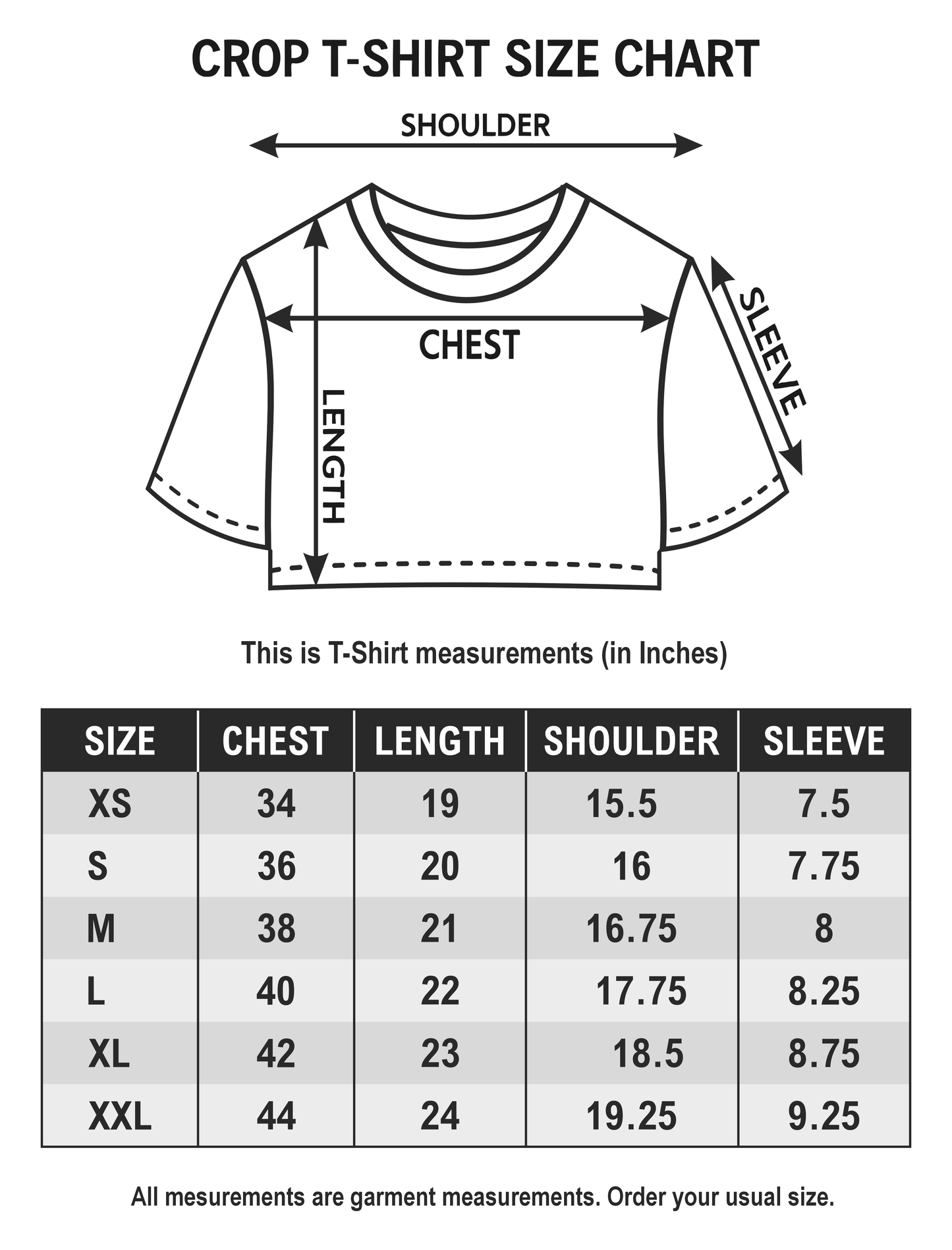 9 Stone Embellished Handcrafted Crop T-Shirt Black