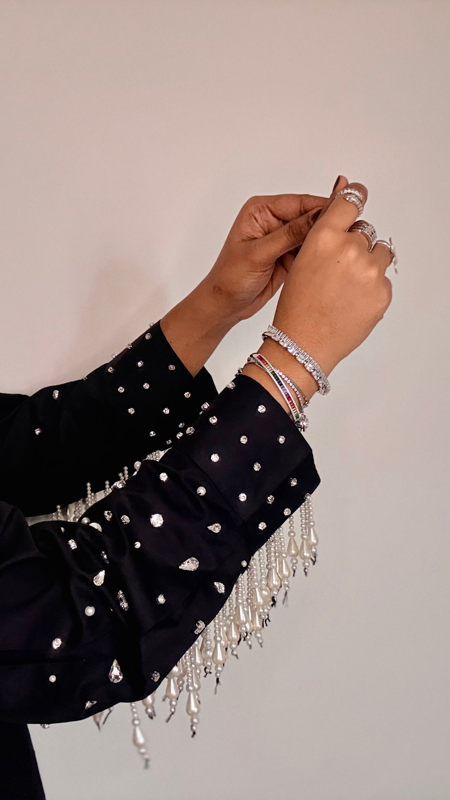 Wild Pearl cuffs Shirt